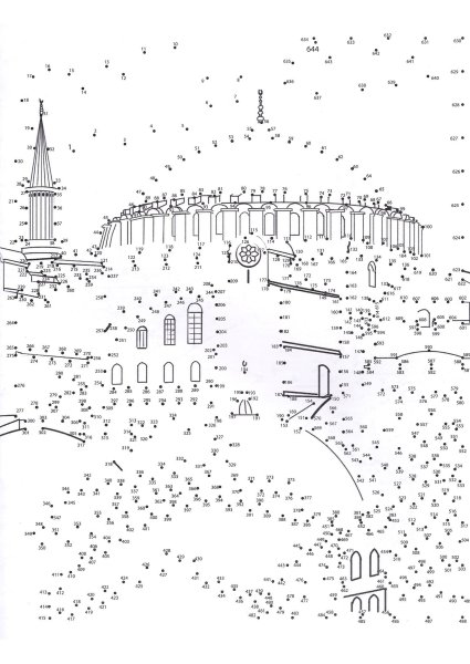 Рисование по цифрам сложные