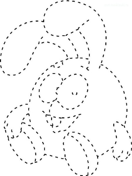 Линии пунктиром для детей