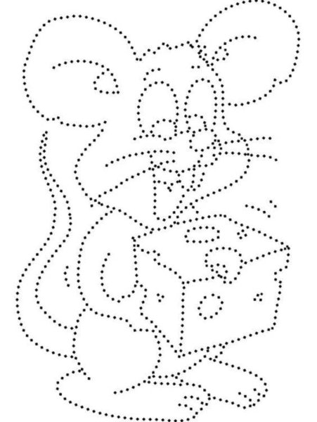 Рисование по точкам для дошкольников