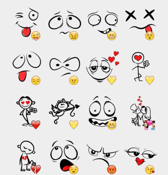 Рисование рожицы