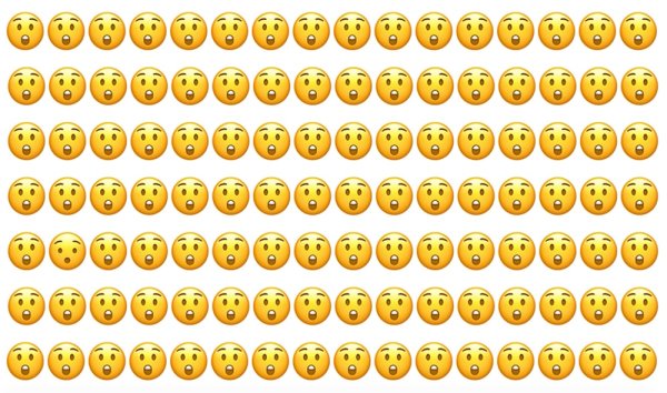 Смайлы одинаковые