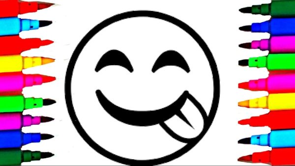 Смайлики фломастером