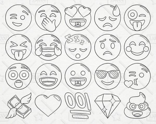 Раскраски Стикеры