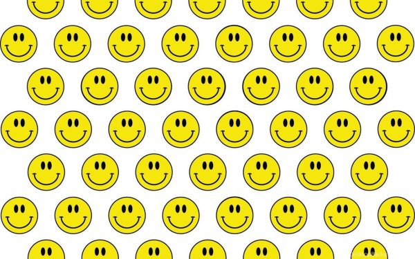 Смайлики много на одном листе