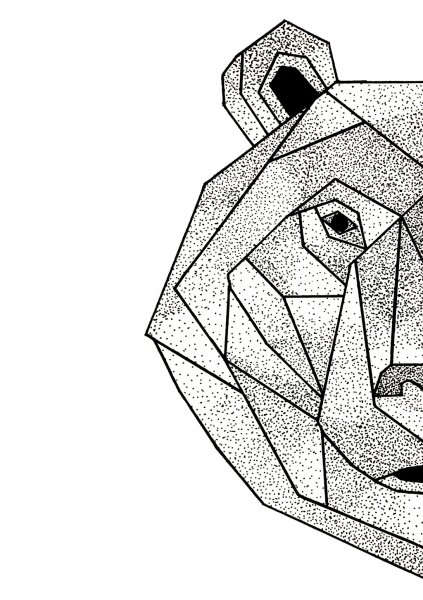 Композиция из прямых линий