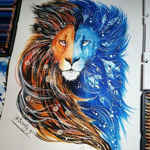 Розы фломастерами Copic