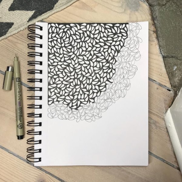 Легкие узоры для скетчбука