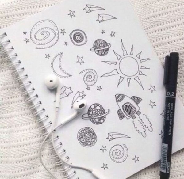 Маленькие рисунки для скетчбука