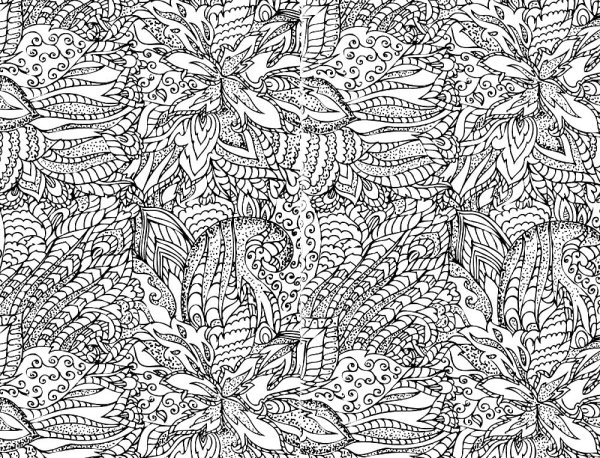 Раскраски сложные