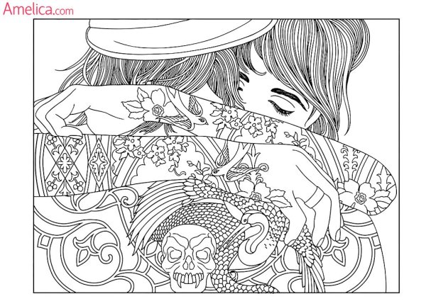 Раскраска антистресс