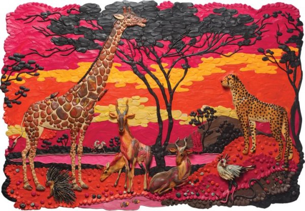 Необычные работы из пластилина