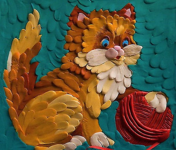 Картины из пластилина