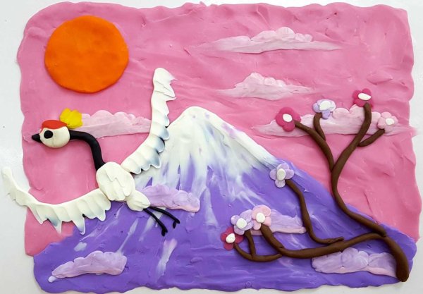 Рельеф пластилин