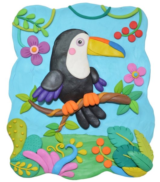 Картины из пластилина