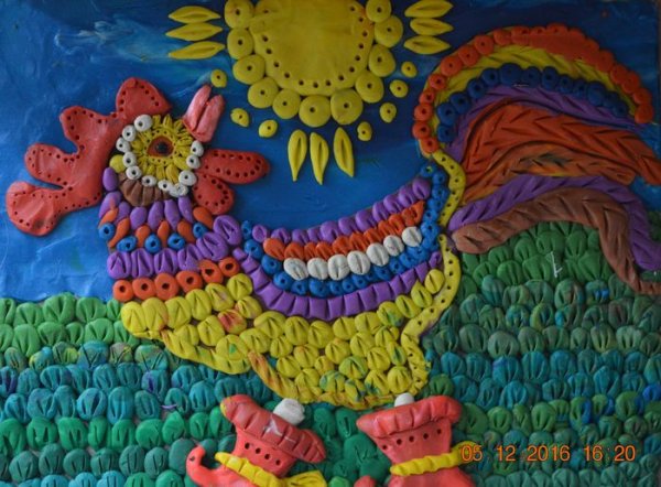 Картины из пластилина