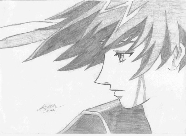 Аниме парни для срисовки