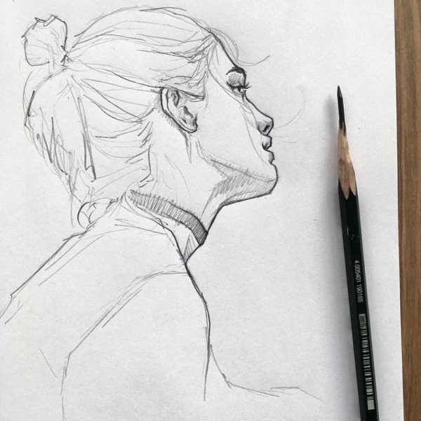 Эскизы карандашом