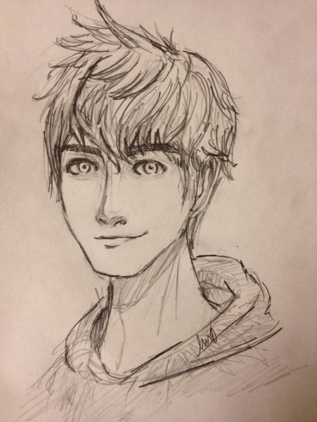 Красивые парни карандашом