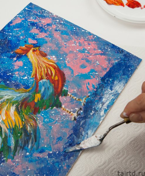 Рисование акрилом