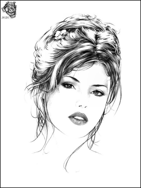 Эскиз женщины