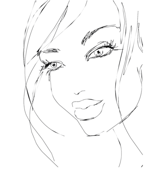 Нарисовать образ женщины