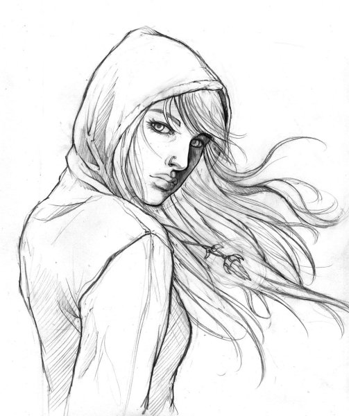 Набросок девушки
