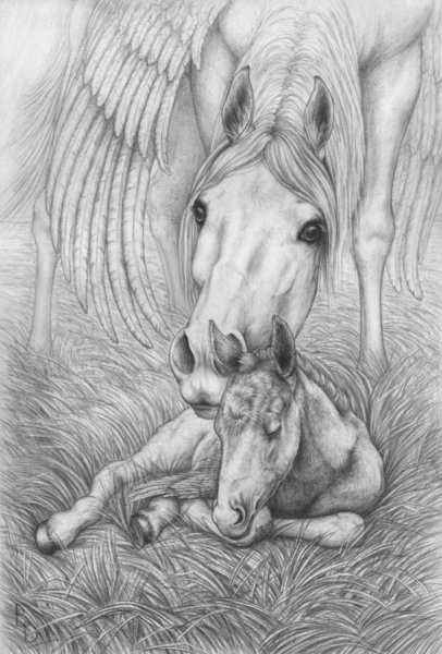 Сложные картины карандашом