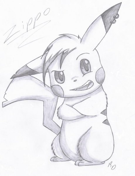 Скетч Пикачу