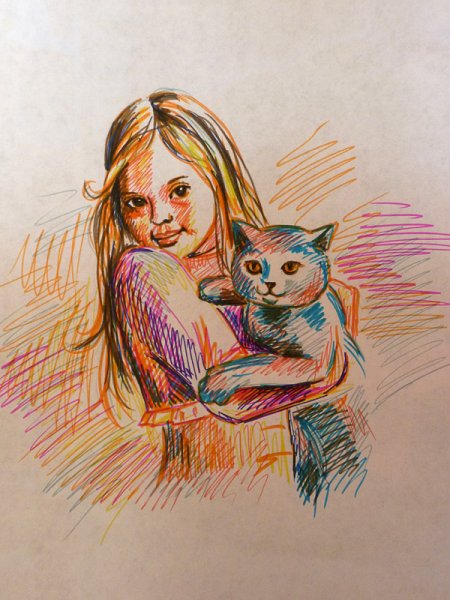 Граффити на бумаге