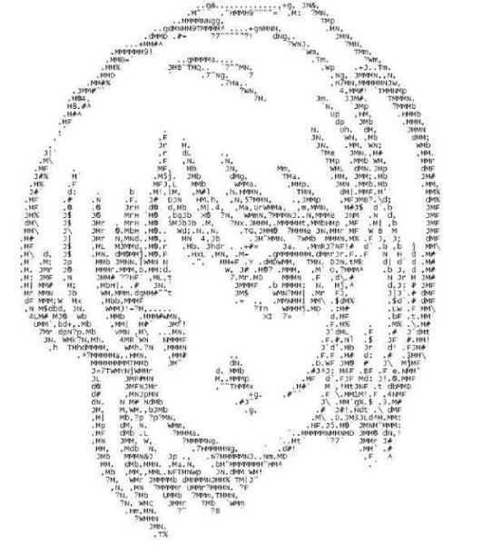 ASCII Art рисунки символами и знаками