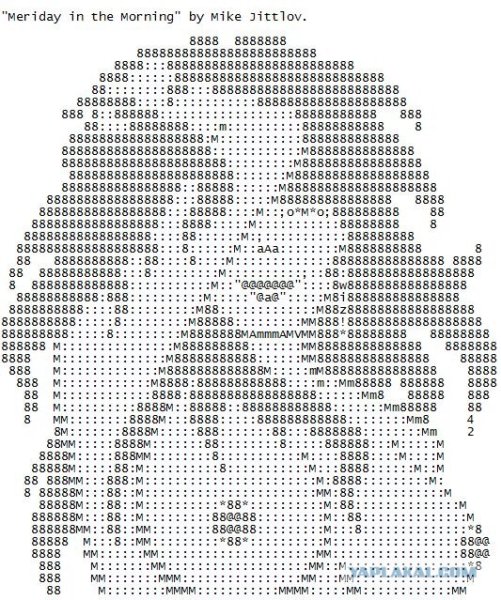 Символы для ASCII артов