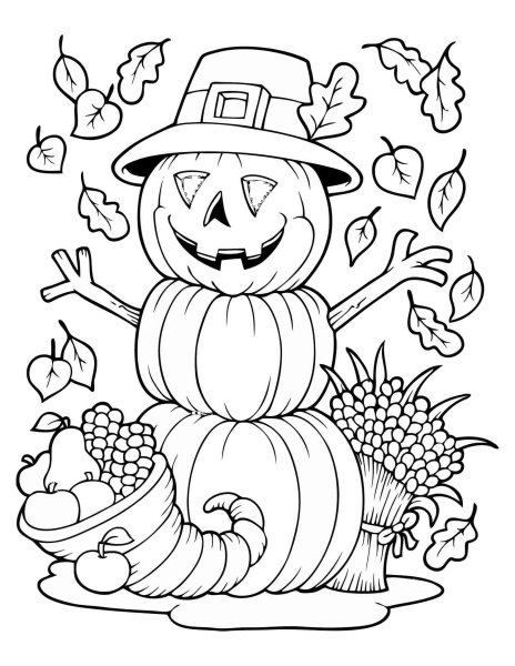Раскраски в стиле Хэллоуин