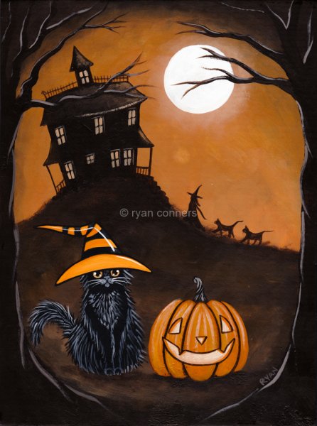 Картины на Хэллоуин