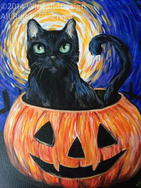 Картина в стиле Хэллоуина