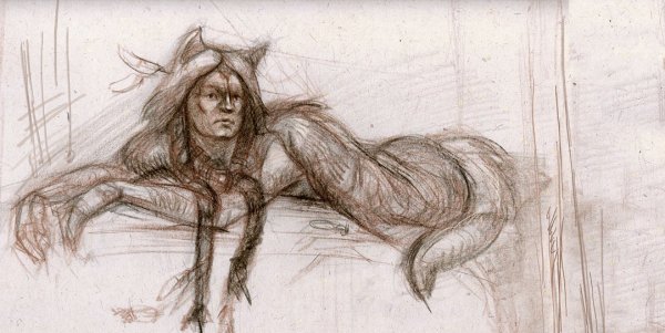 Рисунок сложно худока