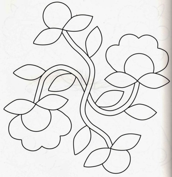 Узоры для аппликаций из ткани