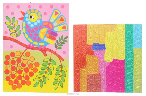 Комбинированная аппликация для детей