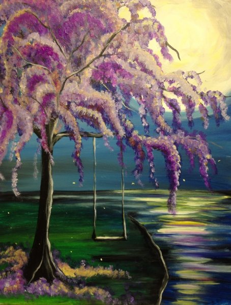 Пейзажи для рисования гуашью