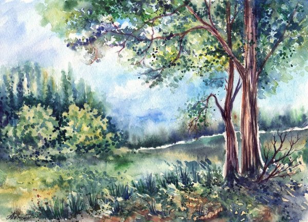 Анна Армона акварель