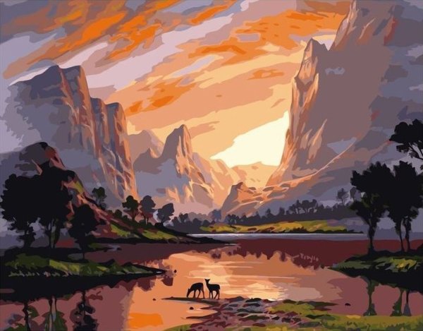 Джон Раттенбери озеро и закат