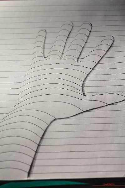 3d рисунки карандашом