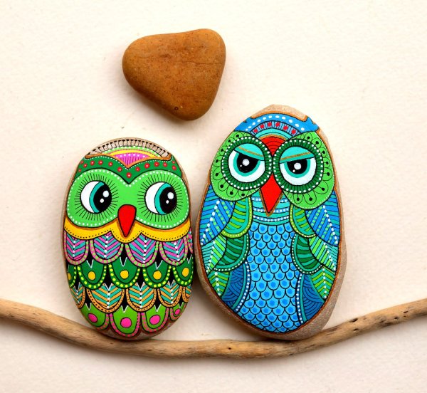 Расписанные камни