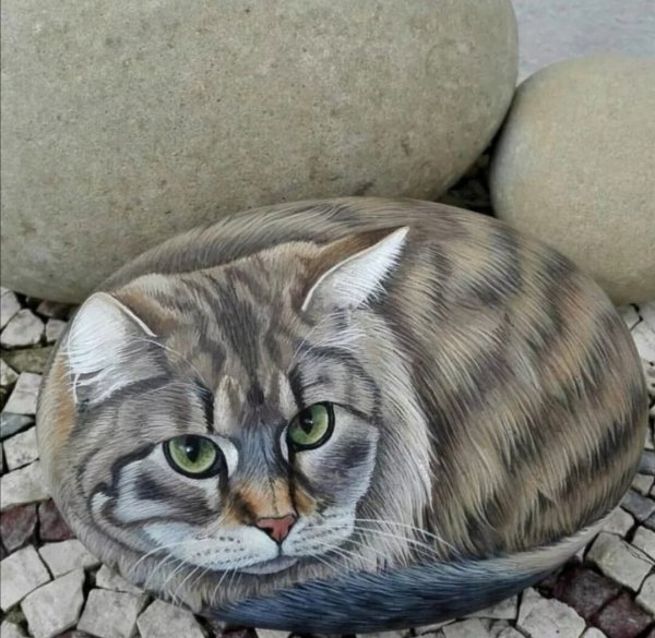 Рисование на камнях