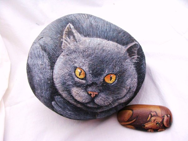 Рисование на камнях