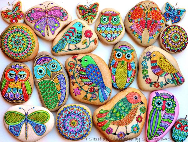 Рисование на камнях