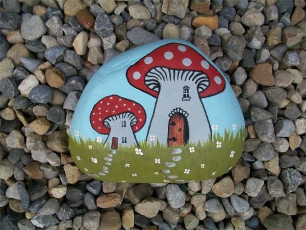 Узоры на гальке