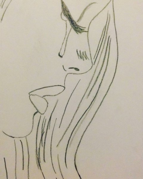 Рисунки карандашом для срисовки грустные