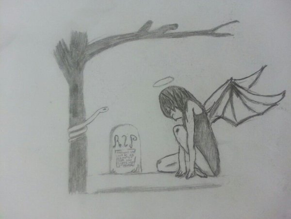 Грустные рисунки