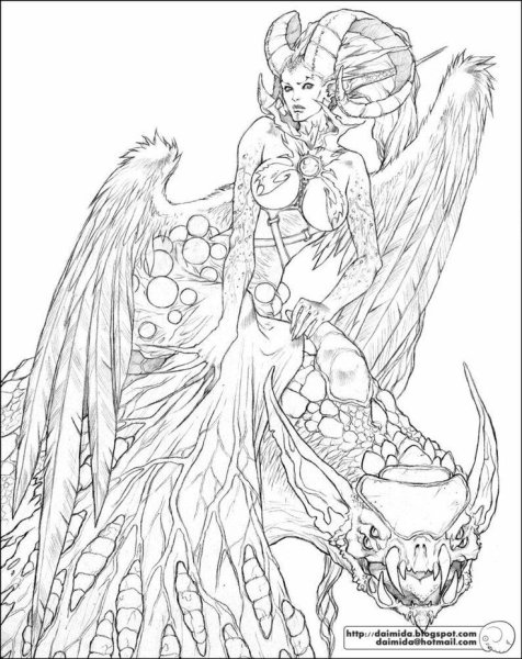 Тату Велиал демон