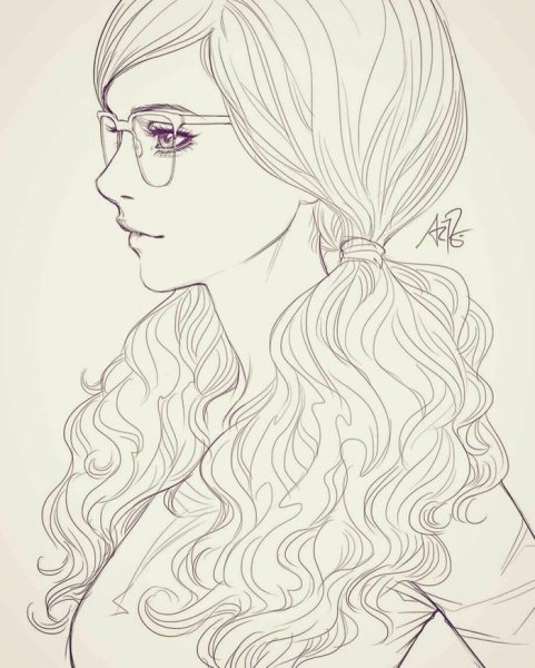 Рисунки девушек